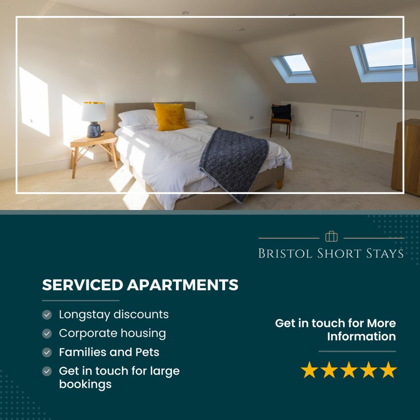 Amazing New 3 Double Bed House In Staple Hill! Lejlighed Bristol Eksteriør billede